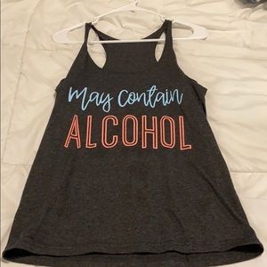 May contain alcohol tank